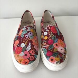 Keds x Rifle Paper Co. Garden Party Floral Slip On Sneakers Women's Size 8